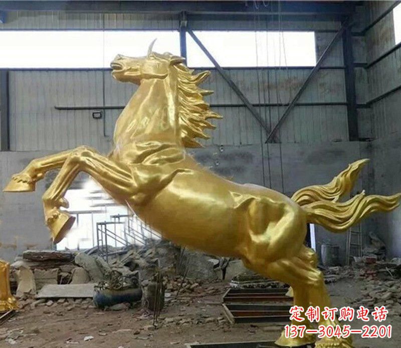 石家庄精致马铜雕塑