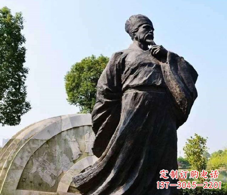 石家庄王安石铜雕精美限量版