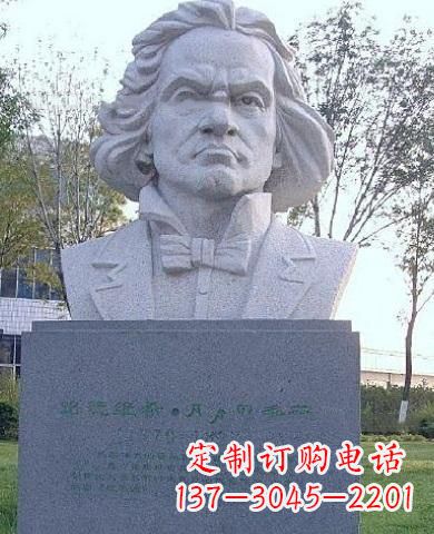 石家庄贝多芬人物铜雕塑世界名人、著名音乐家