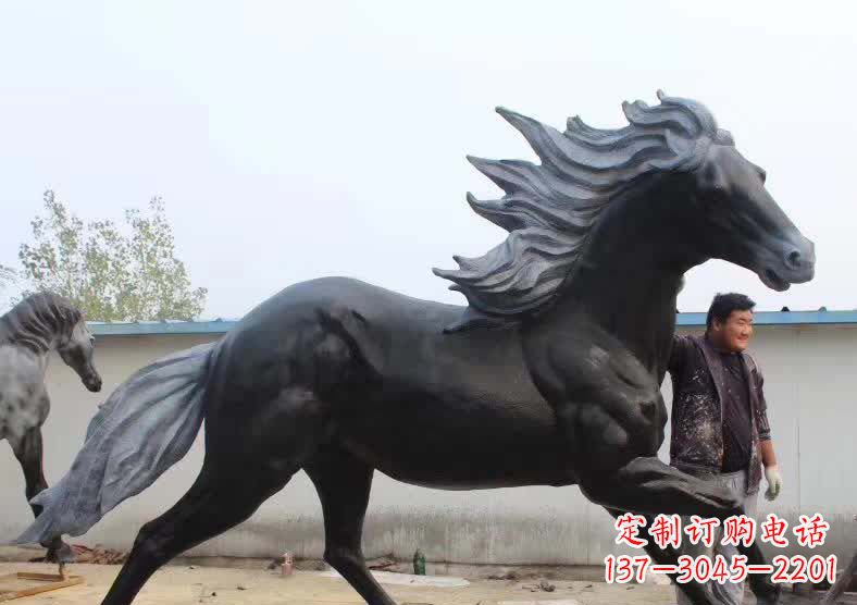 石家庄“马赛克”——极致精准的马雕塑