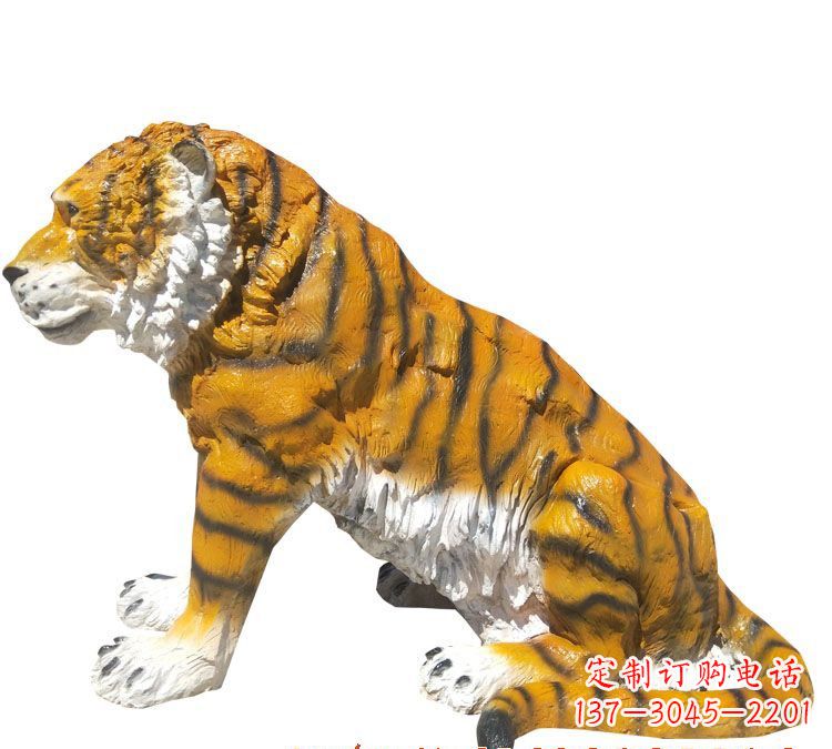 石家庄玻璃钢老虎雕塑