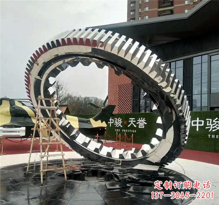 石家庄不锈钢齿轮雕塑