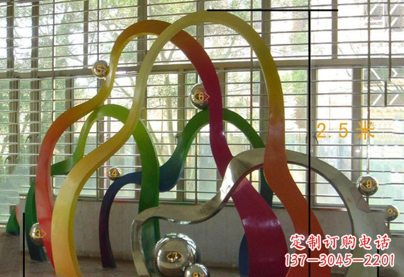 石家庄不锈钢假山雕塑精致耐用的艺术品
