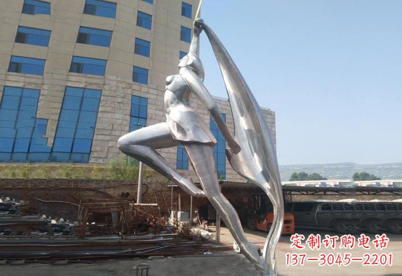 石家庄不锈钢女孩雕塑