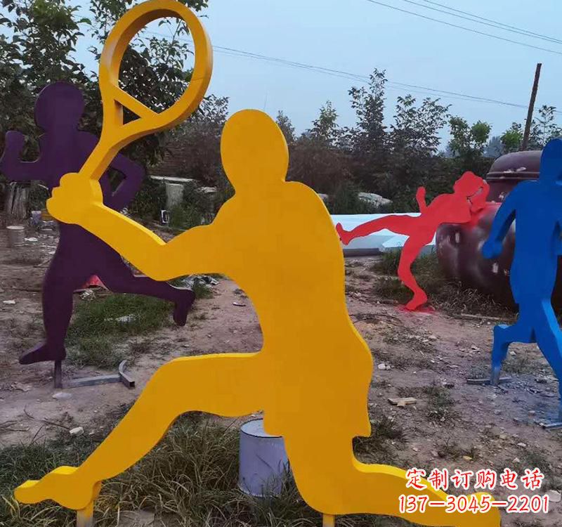 石家庄不锈钢羽毛球雕塑精致、经典、美观