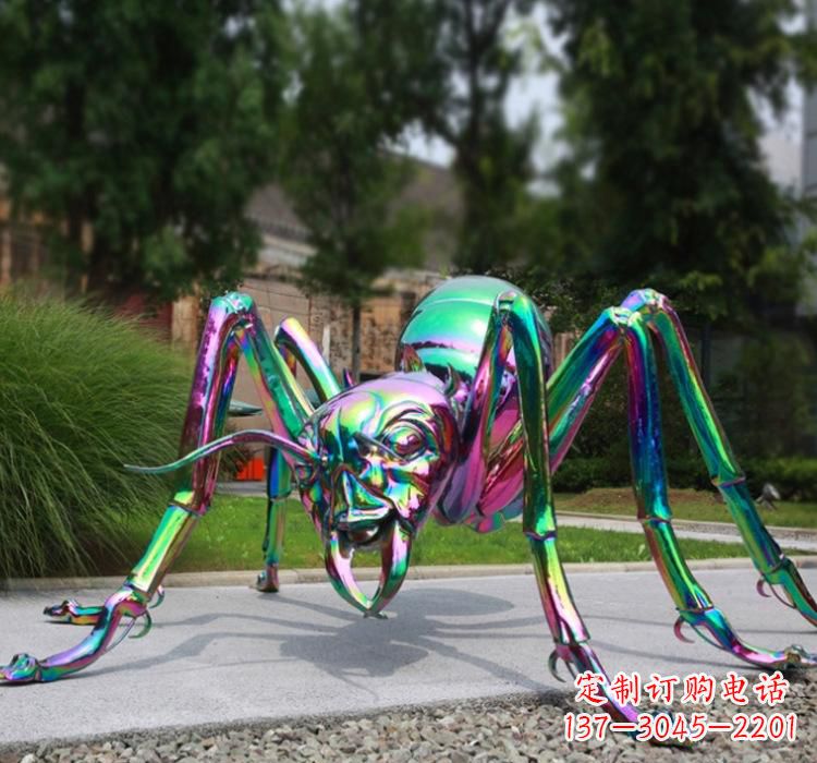 石家庄不锈钢蚂蚁雕塑精致的艺术作品