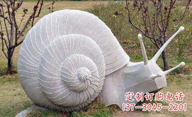 石家庄不锈钢蜗牛雕塑——让艺术与自然相结合