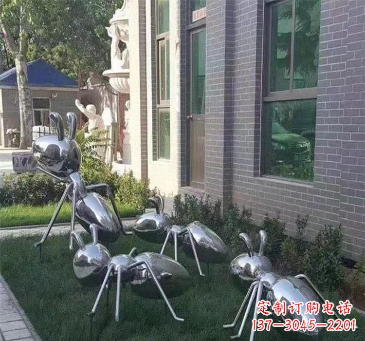 石家庄不锈钢公园蚂蚁雕塑
