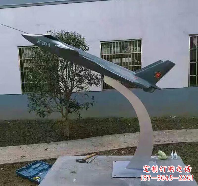 石家庄不锈钢飞机雕塑——极致精美的艺术品