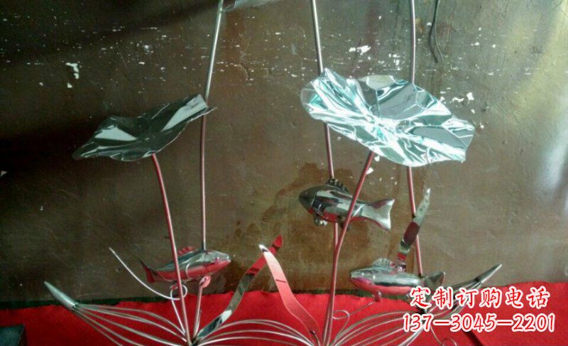 石家庄不锈钢荷花雕塑