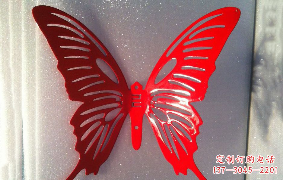 石家庄不锈钢蝴蝶雕塑让蝴蝶飞跃展现灿烂美丽