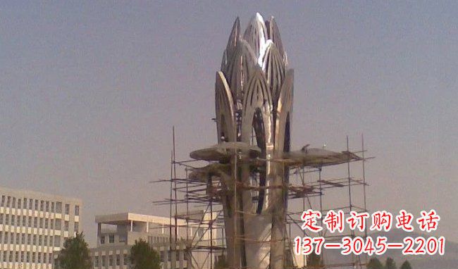 石家庄不锈钢火炬雕塑精致而又耐用