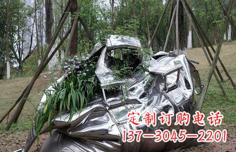 石家庄不锈钢手提包雕塑——精美的艺术形式