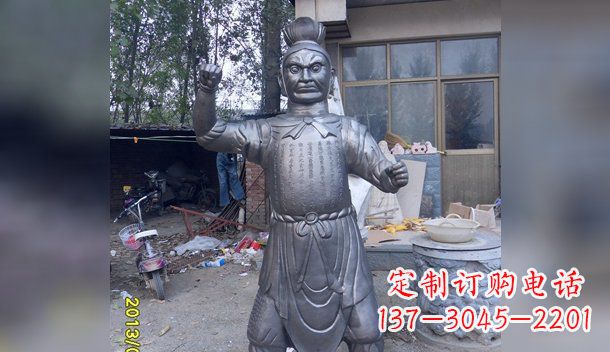 石家庄不锈钢四大天王雕塑神圣守护者