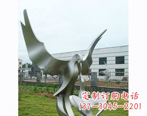 石家庄面世的不锈钢动物雕塑