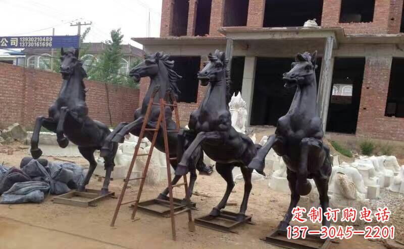 石家庄城市广场战马铜雕摆件 (4)