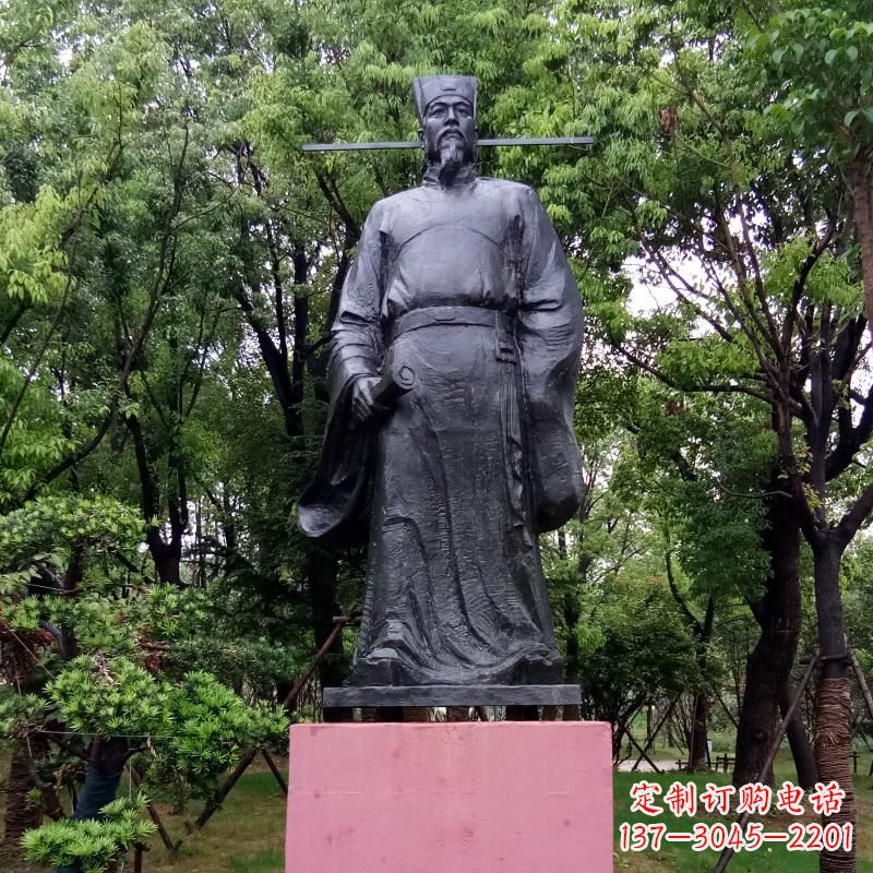 石家庄铜雕陶渊明——传承古代文学精髓