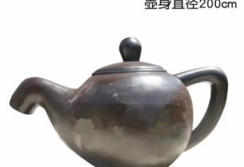 石家庄青铜茶壶雕塑——彰显传统文化的艺术精髓