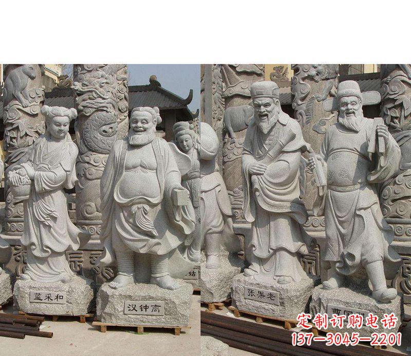 石家庄大理石八仙雕塑神秘的艺术之美
