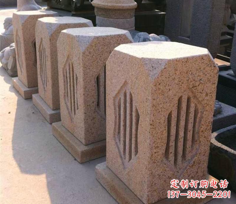 石家庄精美的大理石灯雕塑