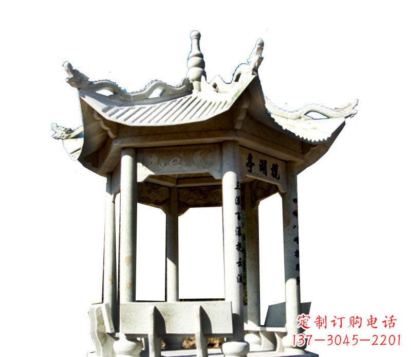 石家庄大理石凉亭石雕,历史韵味浓郁