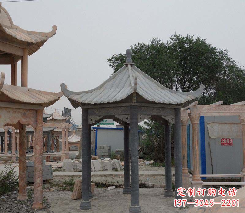 石家庄大理石凉亭精美石雕