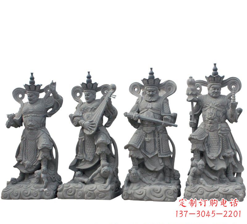 石家庄四大天王大理石雕塑
