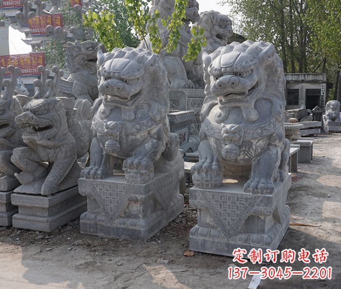 石家庄大理石狮子雕塑
