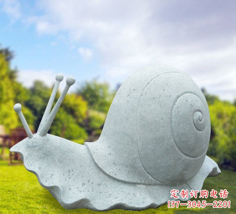 石家庄大理石蜗牛雕塑