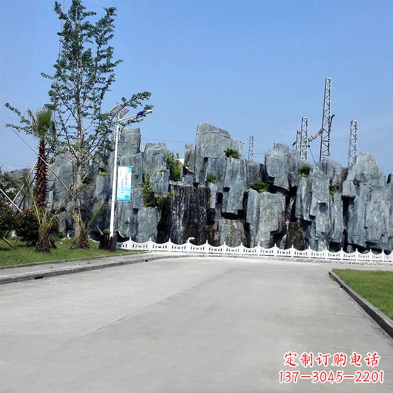 石家庄大型塑石假山雕塑