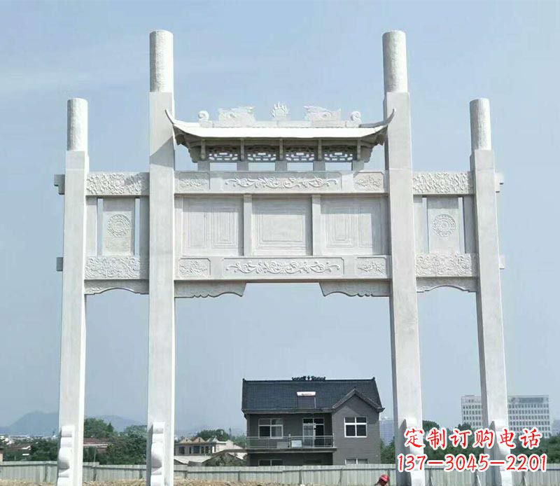 石家庄精美牌坊雕塑