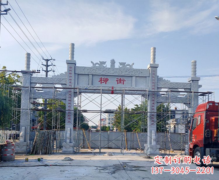 石家庄牌坊铜锻雕塑,让您的空间绽放光彩