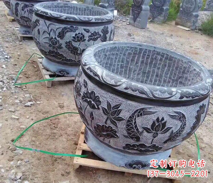 石家庄古典水缸雕塑