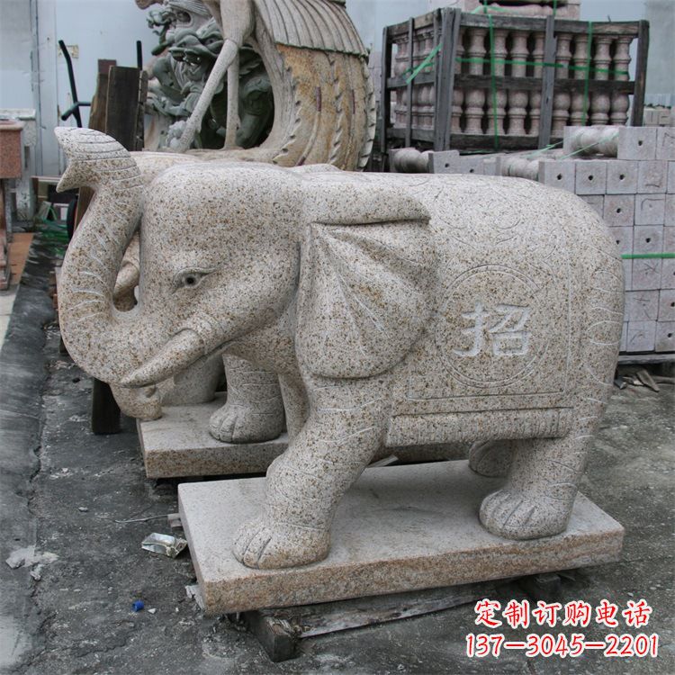 石家庄唯美大象雕塑