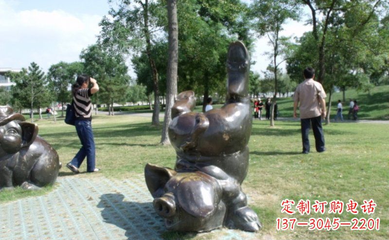 石家庄产品名称中领雕塑铜质动物雕塑