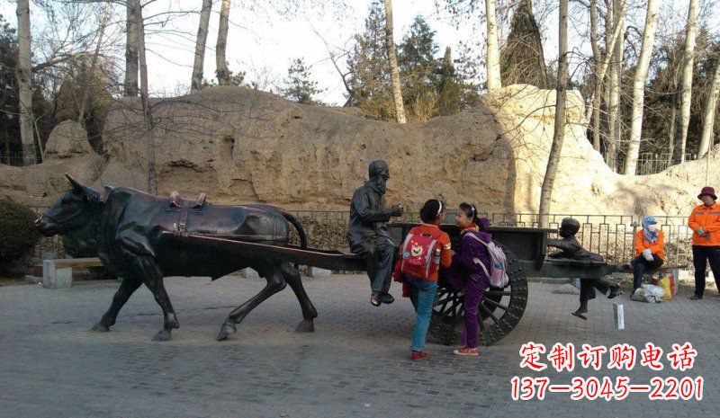 石家庄传承历史,记录岁月——领雕塑定制小孩雕塑
