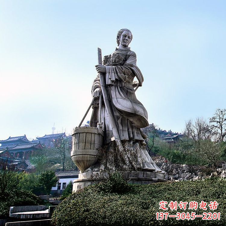 石家庄古代美女文姜景观雕塑