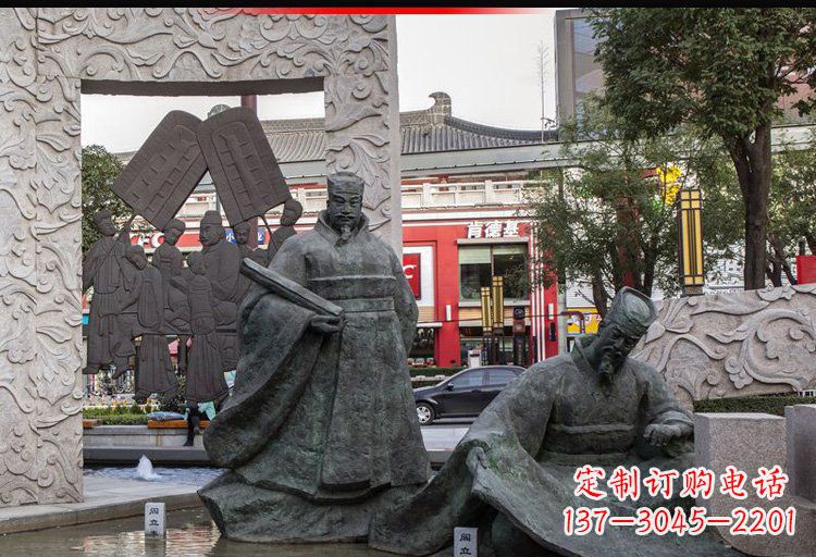 石家庄阎立德铜雕名人雕塑精美绝伦