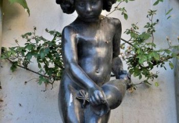 石家庄唯美少女雕塑——在公园中给清新的景观增添一抹生机