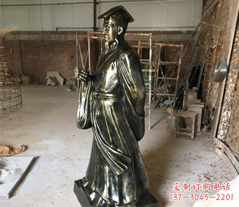 石家庄千古经典——代表古代艺术审美的王羲之雕塑