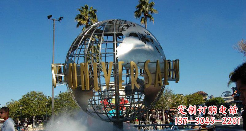 石家庄中领雕塑仿真不锈钢地球雕塑