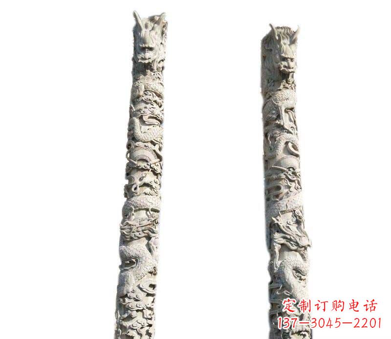 石家庄欣赏传统工艺,邀请专业大理石龙柱雕塑
