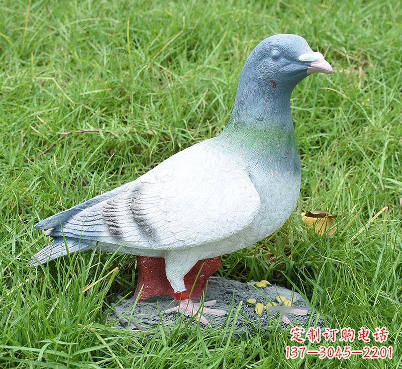 石家庄抒写世界和平的和平鸽雕塑