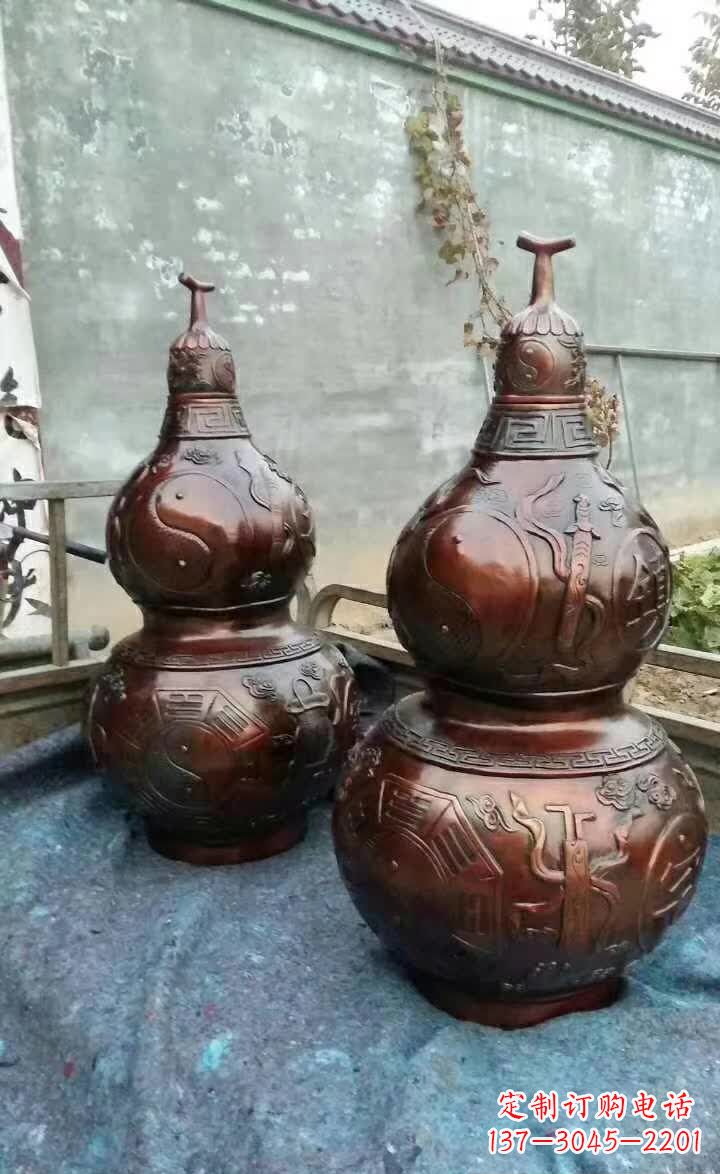 石家庄葫芦雕塑,精致艺术佳作