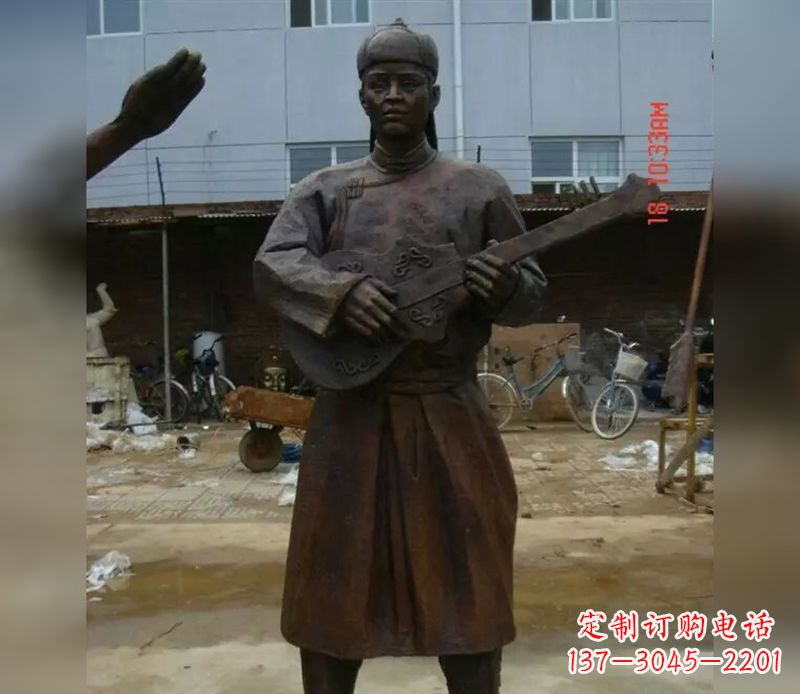 石家庄传承蒙古族传统,让男人雕塑回到公园