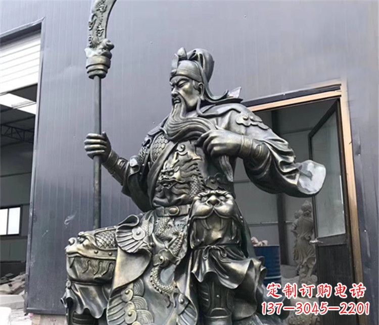 石家庄高雅典雅的关公铜雕