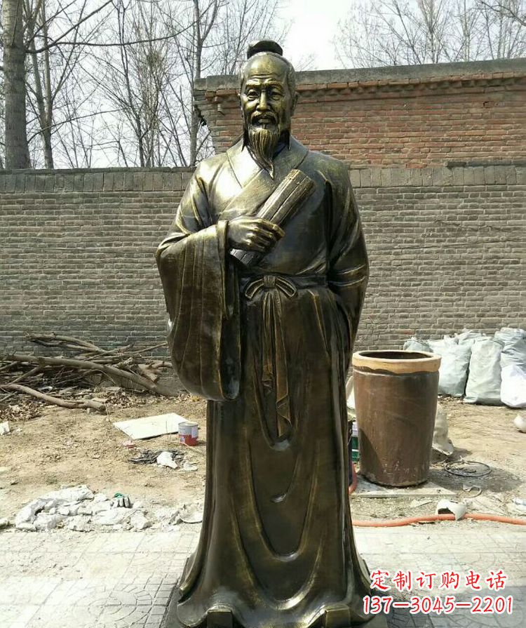 石家庄领雕塑:以张仲景铜雕为典范的传统工艺