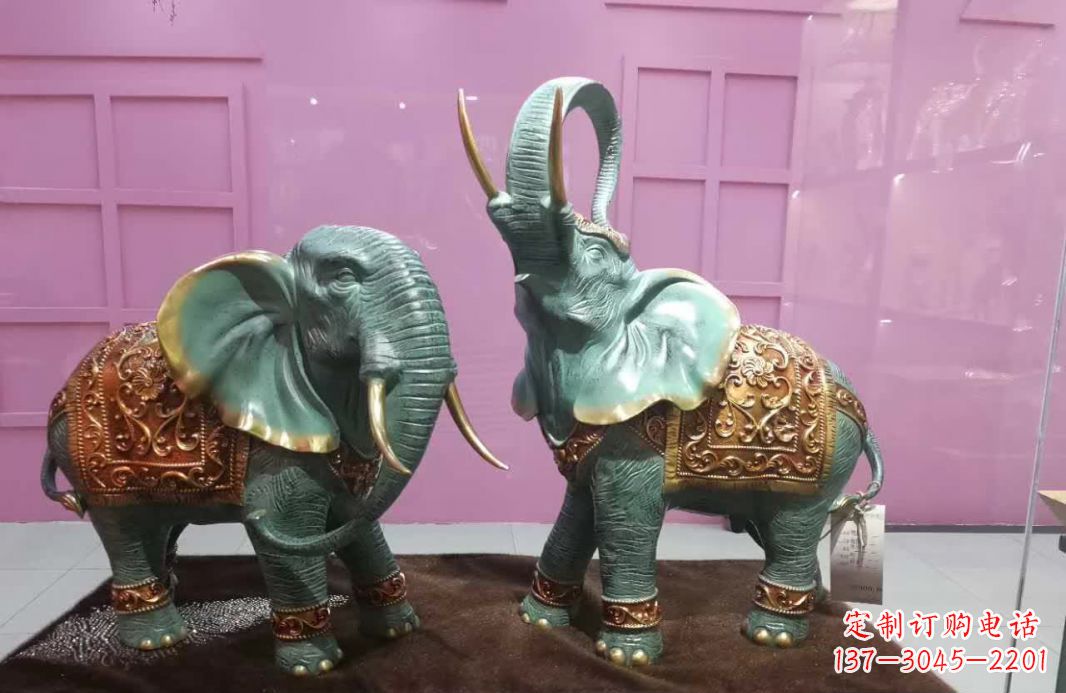 石家庄打造自己专属的青铜小象雕塑
