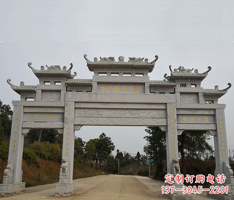 石家庄牌坊石雕—精美且经久不衰的传统艺术品