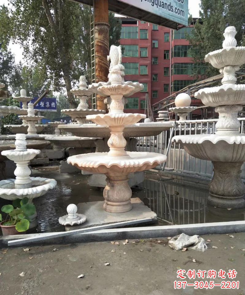 石家庄中国传统石雕喷泉,雕刻艺术之美